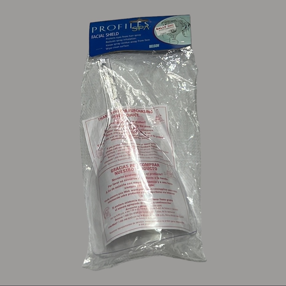 NEW - Profiles Spa Clear Facial Shield